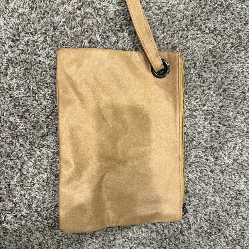Tan Clutch Bag